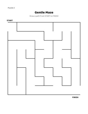 Gentle Puzzles for Seniors sample page 3