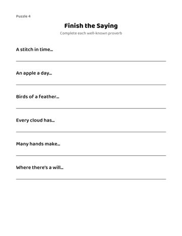 Gentle Puzzles for Seniors sample page 5