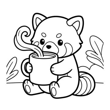 Red Panda Bold & Easy sample page 1