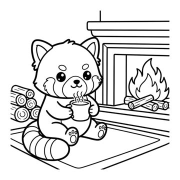 Red Panda Bold & Easy sample page 8
