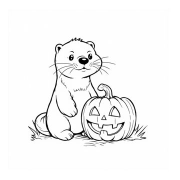 Cute Sea Otters sample page 6