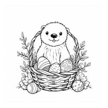 Cute Sea Otters sample page 7