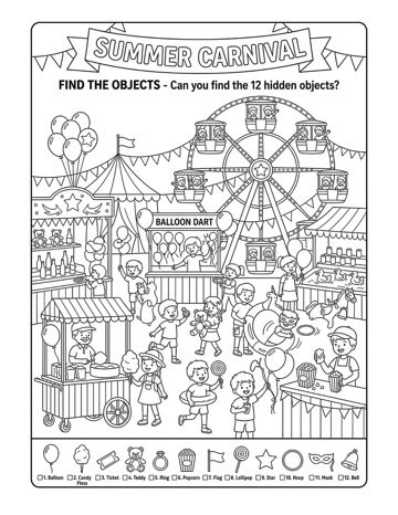 Summer Seek & Find sample page 3