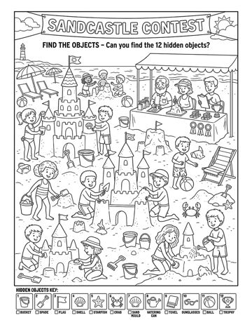 Summer Seek & Find sample page 4