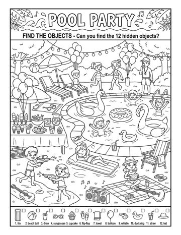Summer Seek & Find sample page 6
