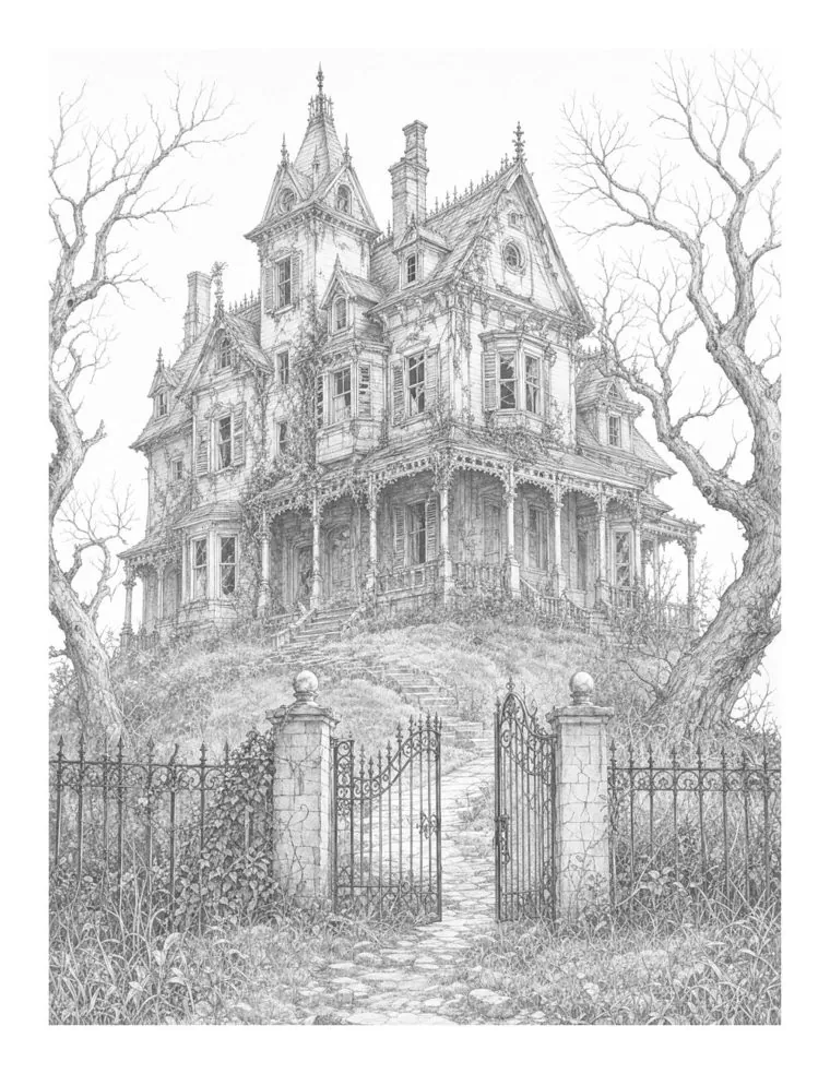 Haunted house page